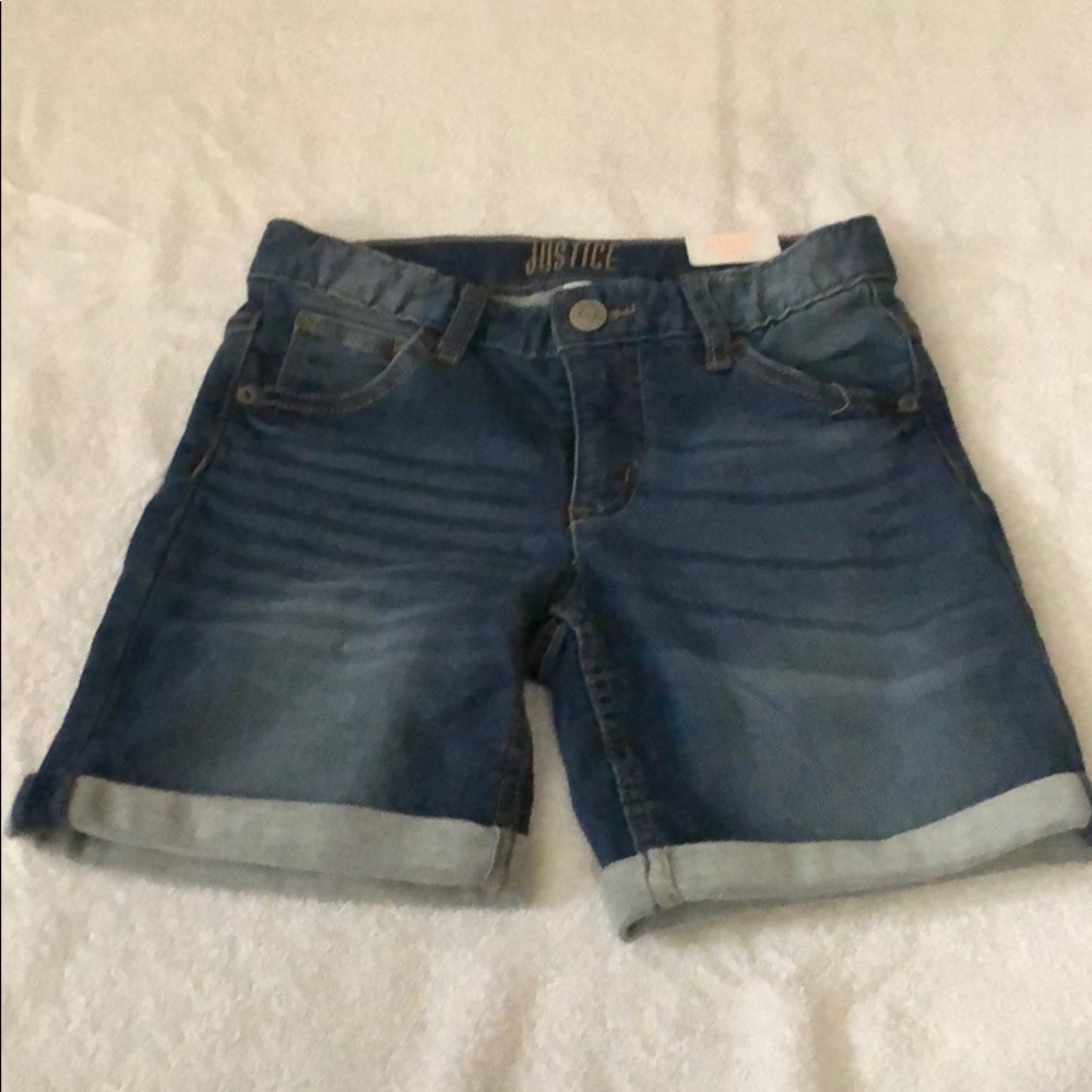 JUSTICE JEAN SHORTS!!